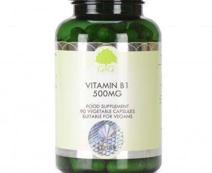 Vitamin B1 Thiamine 500mg 90 Capsules - G&G Vitamins Online Sale