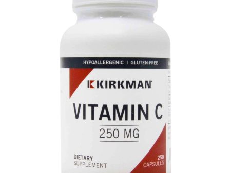 Vitamin C 250mg, Hypoallergenic, 250 Capsules - Kirkman Laboratories Fashion