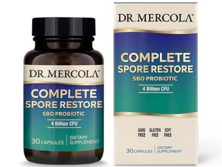 Complete Spore Restore, 4 Billion CFU – 30 Capsules – Dr Mercola Hot on Sale