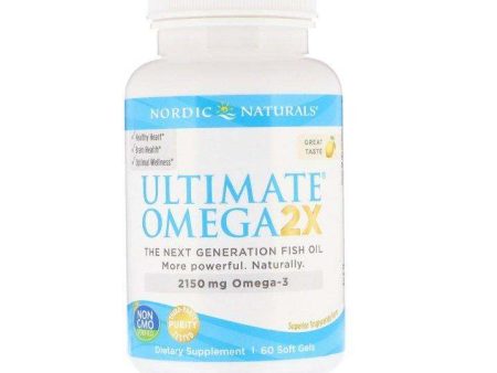 Ultimate Omega 2X (Lemon) - 120 Soft Gels - Nordic Naturals Online Hot Sale