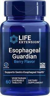 Esophageal Guardian, Natural Berry Flavour, 60 Chewable Tablets - Life Extension For Discount