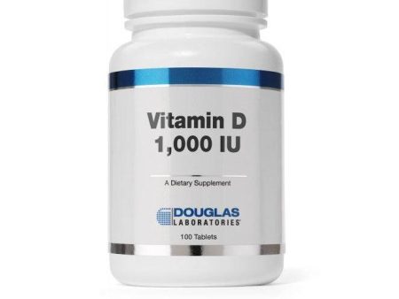 Vitamin D 1000IU 100 Tablets - Douglas Labs Online now