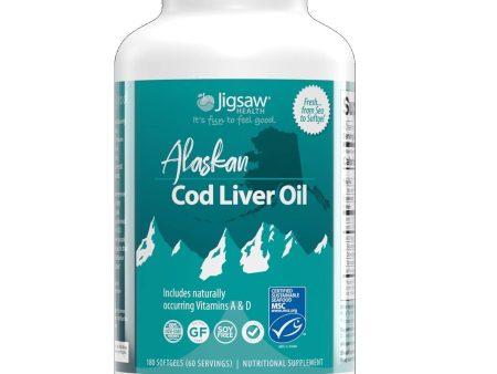 Alaskan Cod Liver Oil (CLO) - 180 softgels - Jigsaw Health Supply