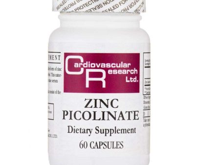 Zinc Picolinate, 25 mg 60 caps - Ecological Formulas on Sale