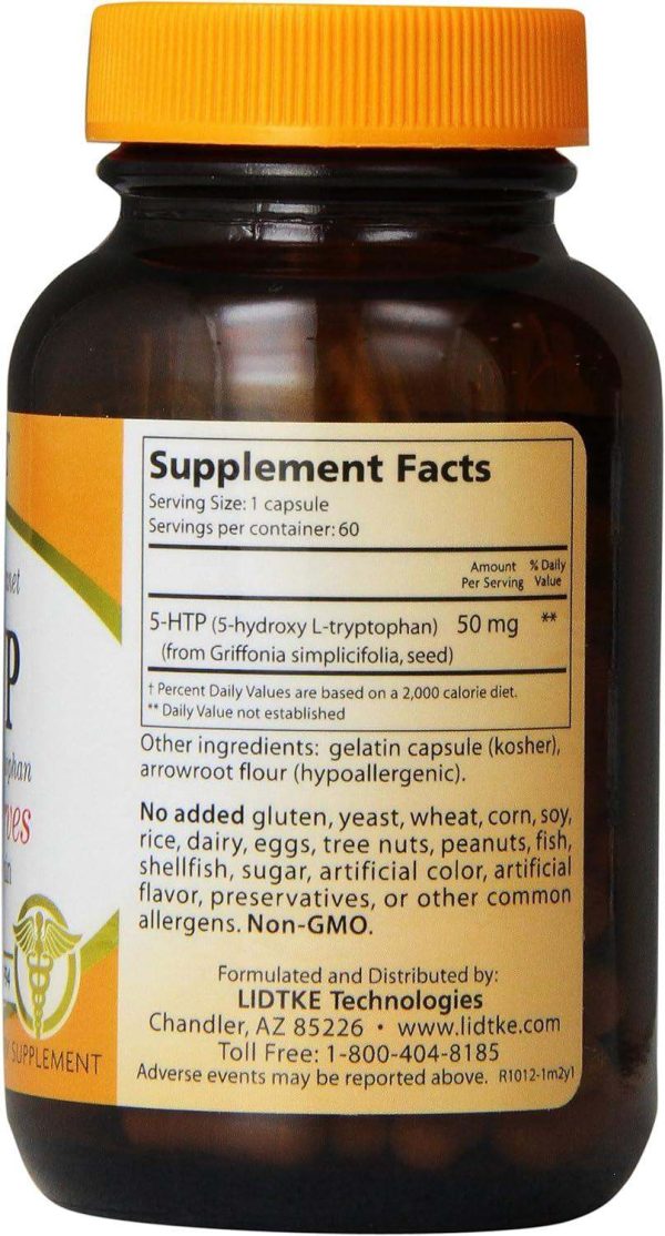 5-HTP - 60 Capsules - Lidtke on Sale