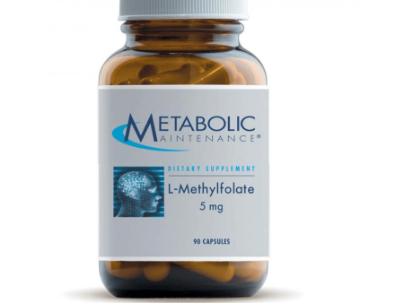 5-MTHF Methyl Folate 5mg, 90 Capsules - Metabolic Maintenance For Cheap