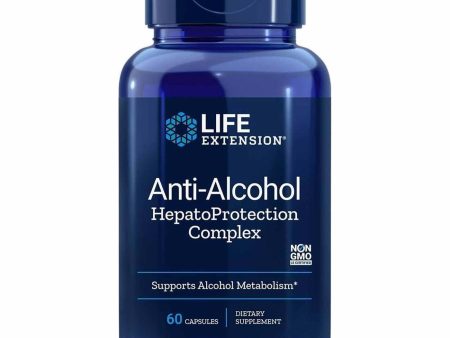 Anti-Alcohol with HepatoProtection Complex 60 caps - Life Extension Fashion