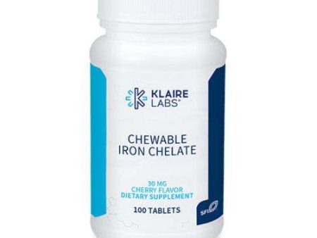 Iron Chelate 100 Chewable Tablets - Klaire Labs For Discount