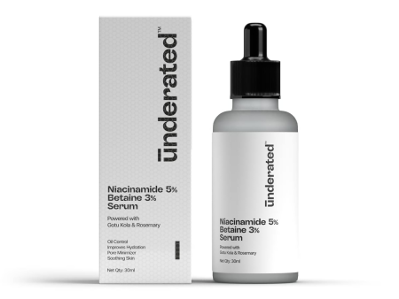 Underated 5% Niacinamide & 3% Betaine Serum Supply