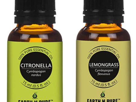 Earth N Pure Lemongrass & Citronella Essential Oils Fashion