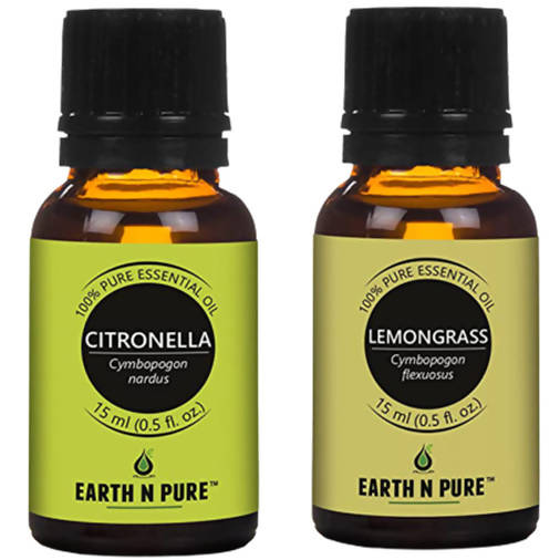 Earth N Pure Lemongrass & Citronella Essential Oils Fashion