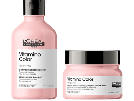 L Oreal Professionnel Vitamino Color Shampoo & Hair Mask, Serie Expert Sale