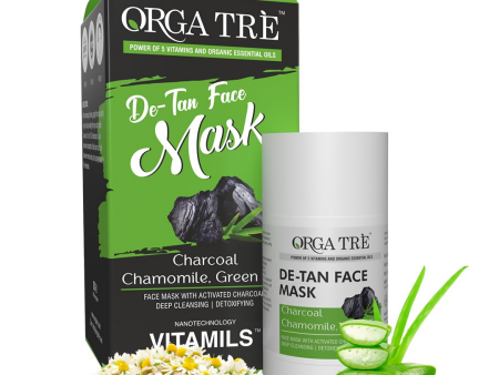 Orgatre Detan Face Mask Stick For Men & Women With Green Tea Chamomile For Tan For Discount