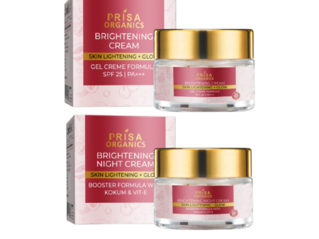 Prisa Organics Brightening Day Cream SPF 25 PA+++ and Brightening Night Cream Combo Sale