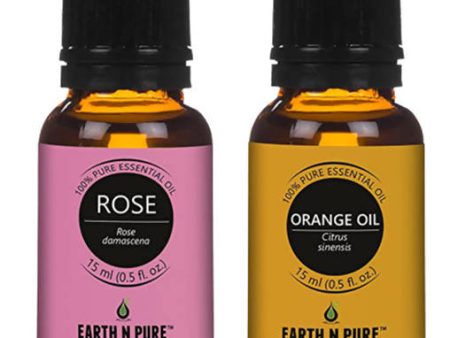 Earth N Pure Rose & Orange Essential Oils Online