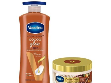 Vaseline Coco Body Lotion + Body Butter Combo Hot on Sale