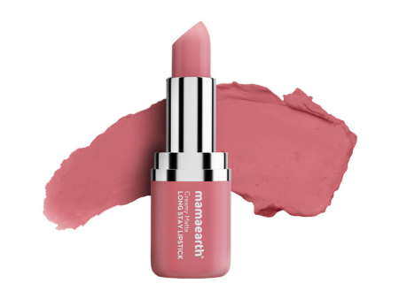 Mamaearth Creamy Matte Long Stay Lipstick - Hibiscus Nude For Cheap