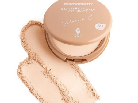 Mamaearth Glow Full Coverage Compact With SPF 30 - Pearl Glow Cheap