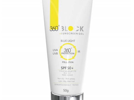 360 Block Sunscreen Gel SPF 50+ - Protects From UVA,UVB Sale