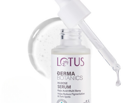 Lotus DermaBotanics Kojic acid + Multi Berry Face Serum Online now