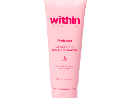 Within Beauty Fresh Start Barrier Boost Cream Face Cleanser Discount