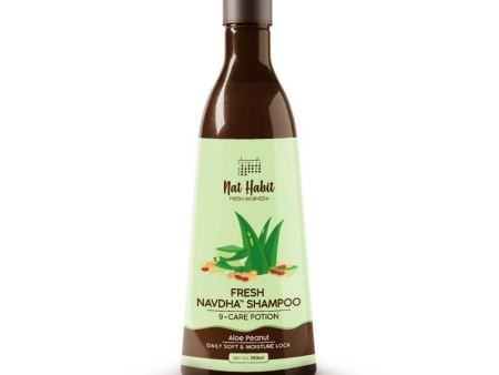 Nat Habit Aloe Peanut Navdha Shampoo For Cheap