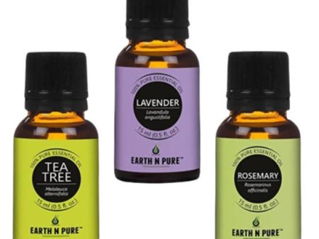 Earth N Pure Essential Oils (Tea Tree, Lavender & Rosemary) Sale