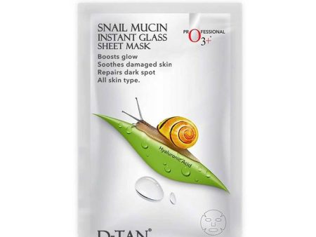 Professional O3+ Snail Mucin Instant Glass Sheet Mask Cheap