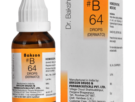 Bakson s Homeopathy B64 Dermato Drops on Sale