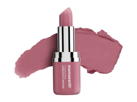 Mamaearth Creamy Matte Long Stay Lipstick - Mauve Bloom For Cheap