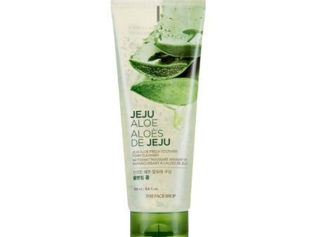 The Face Shop Jeju Aloe Fresh Soothing Foam Cleanser Fashion