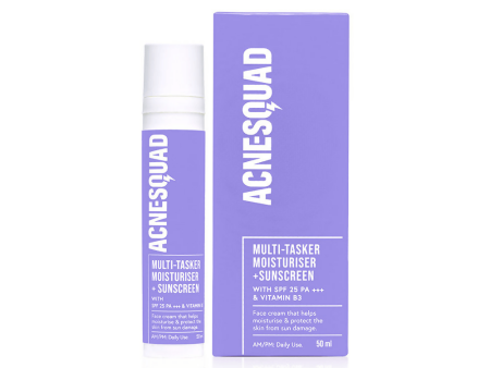 Acne Squad Face Moisturiser With Niacinamide & SPF 25 PA+++ Supply