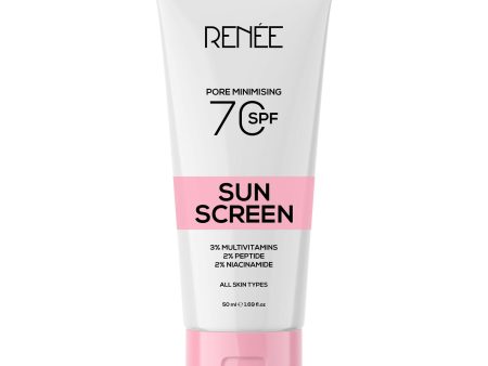 Renee Pore Minimizing Sunscreen SPF 70 With 2% Niacinamide, 2% Peptide & 3% Multivitamins For Discount