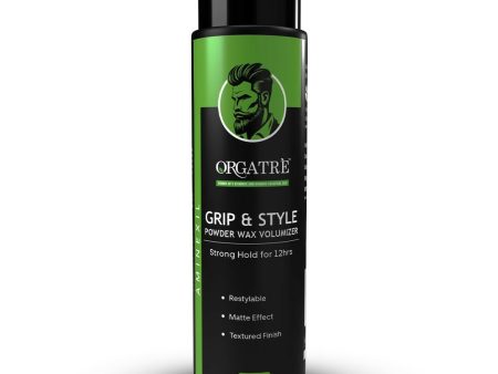 Orgatre Grip And Style Hair Volumizing Powder Wax, Strong hold For 12 Hrs Hair Wax Sale