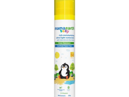 Mamaearth Baby Rich Moisturizing Ultra Light Sunscreen Cheap