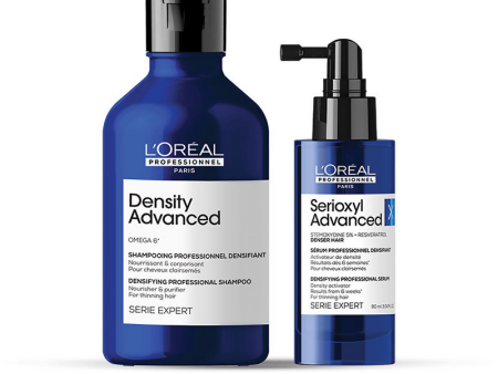 L Oreal Professionnel Density Activator Regime With Density Advanced Shampoo & Serioxyl Advanced Online now