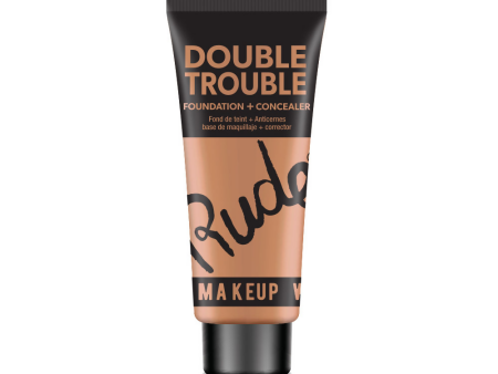 Rude Cosmetics Double Trouble Foundation + Concealer - Desert 17 Cheap