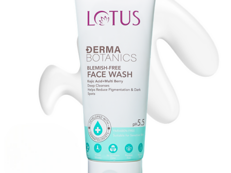 Lotus DermaBotanics Kojic acid + Multi berry Blemish - Free Facewash Online Sale