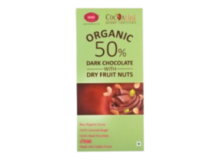 Karachi Bakery Organic 50% Dark Chocolate With Dry Fruit Nuts Online Sale