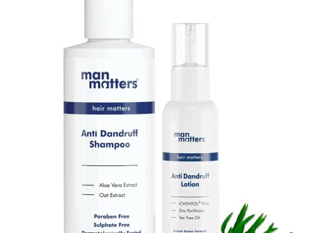 Man Matters Anti Dandruff Shampoo & Dandruff Removal Lotion Combo Sale