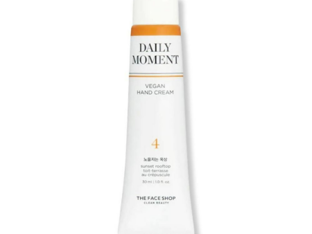 Face Shop Non-Greasy Vegan Hand Cream - Sunset Rooftop With Hyaluronic Acid Hot on Sale