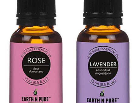 Earth N Pure Lavender & Rose Essential Oils Cheap