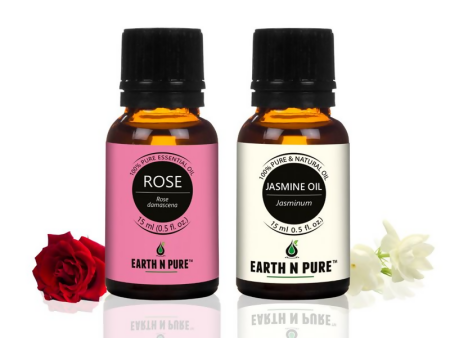 Earth N Pure Rose Essential Oil and Jasmine Essential Oil For Discount