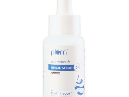 Plum 10% Niacinamide Brightening Face Serum With Rice Water - Fades Blemishes & Dark Spots, Beginner Friendly Online