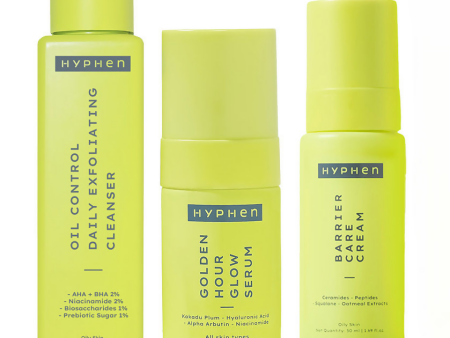 Hyphen By Kriti Sanon CSM (Cleanser, Serum, Moisturizer) Combo Oil to Dry Skin For Discount