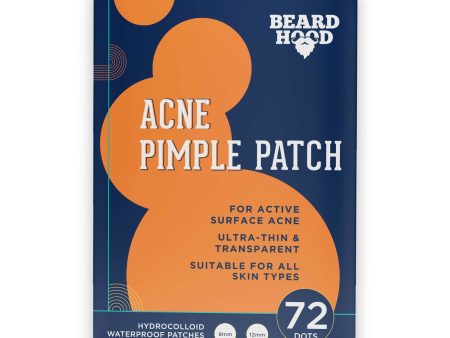 Beardhood Acne Pimple Patch Hydrocolloid Waterproof Patches For Active Surface Acne, Absorbs Pimple Overnight Supply