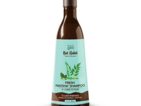 Nat Habit Tri-Leaf Rosemary Navdha Shampoo For Discount