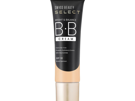 Swiss Beauty Select Bright & Balance BB Cream With Niacinamide - 5 Radiant Honey Hot on Sale