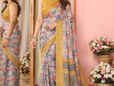 Partywear Designer Mustard Kota Doriya Fancy Saree - Dyuti Sale