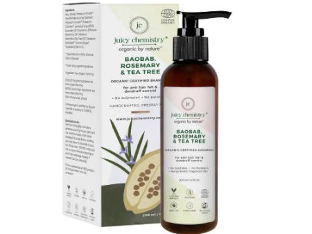 Juicy Chemistry Baobab Rosemary & Tea Tree Organic Shampoo Sale